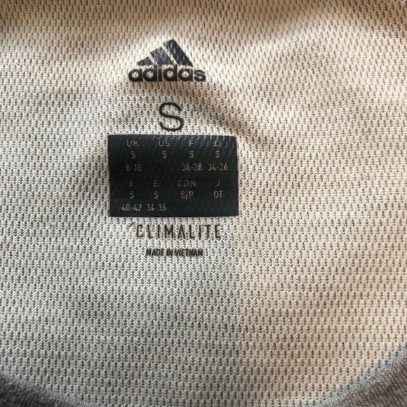 Adidas ClimaLite Long Sleeve Drop Cut Shirt Size S - Picture 3 of 4